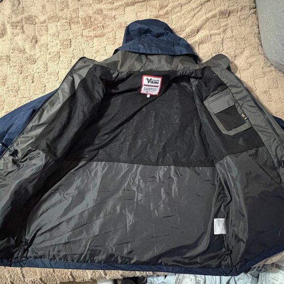 NWOT Viking Torrent Purity Ice Cream Logo Hipster Hooded Utility Jacket 2XL Navy - Picture 7 of 16